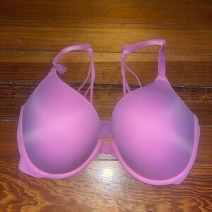 NWOT Pink wear everywhere push up front clasp bra size 36DD